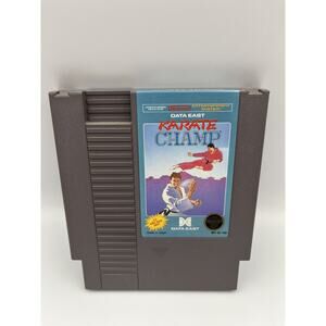 Nintendo NES Karate Champ Video Game Cartridge Tested & Working